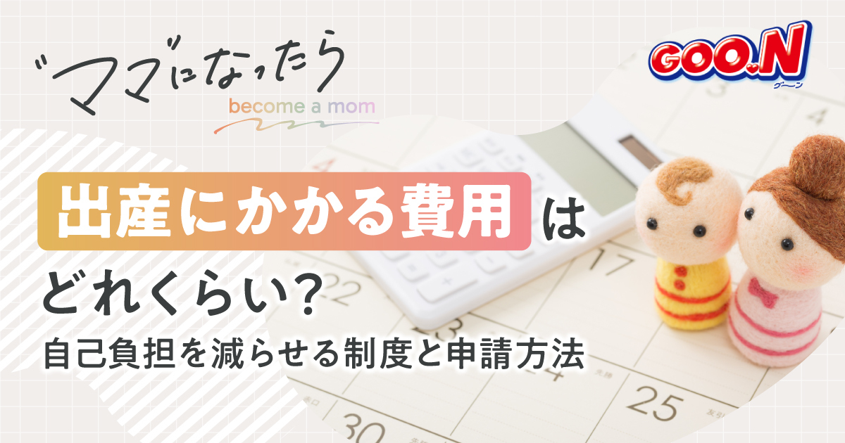 出産にかかる費用はどれくらい？自己負担を減らせる制度と申請方法｜グーン（GOO.N）｜エリエール｜大王製紙