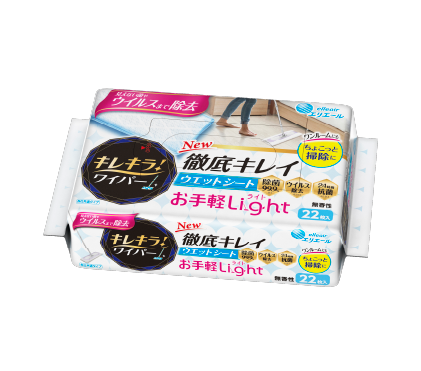 キレキラ！ ワイパー徹底キレイウエットシート Light　22枚