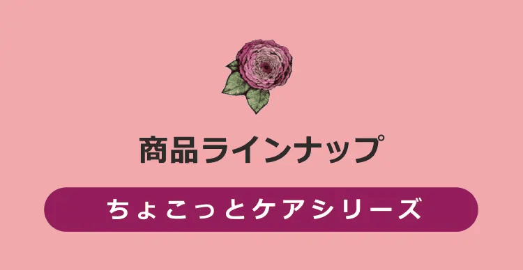 商品ラインナップ ちょこっとケアシリーズ